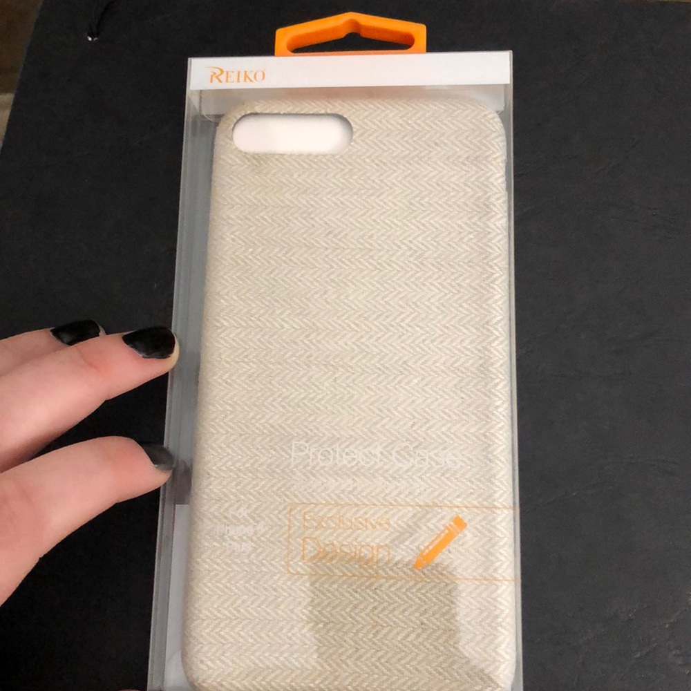 Fabric textured iPhone 8 Plus case